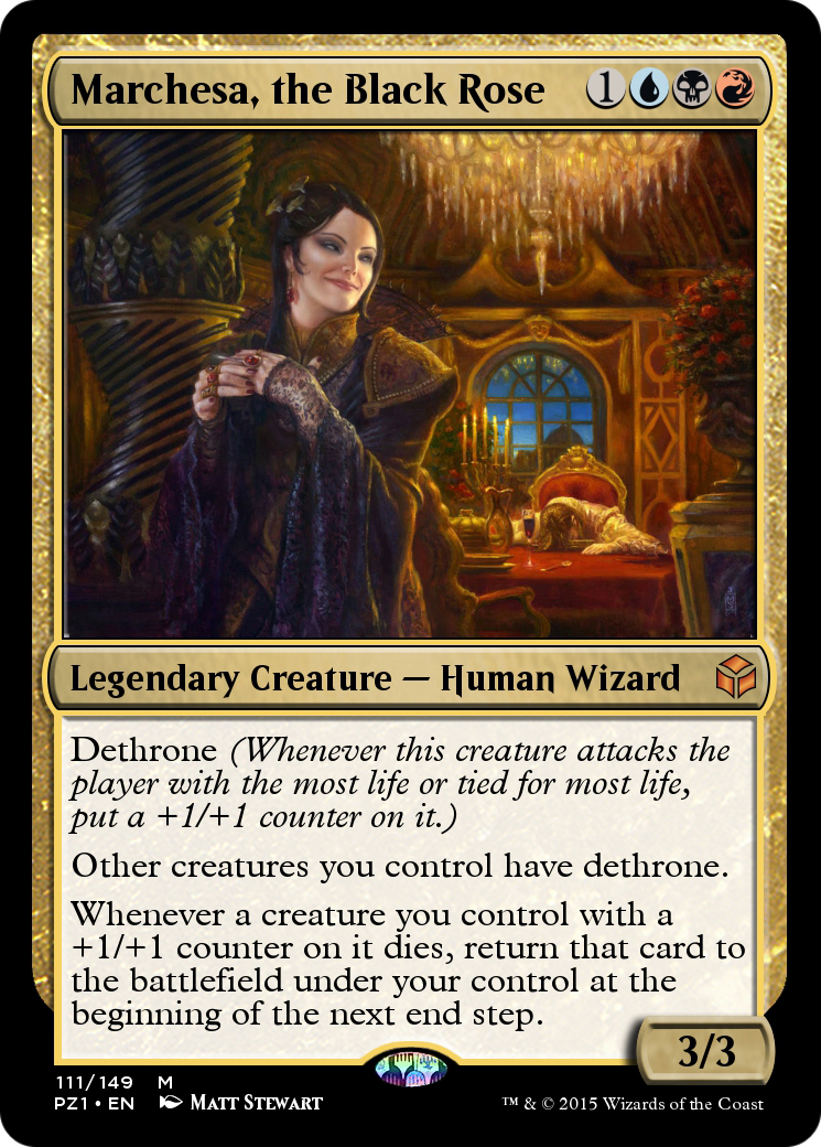 Marchesa, the Black Rose (PZ1-111) - Legendary Cube Prize Pack