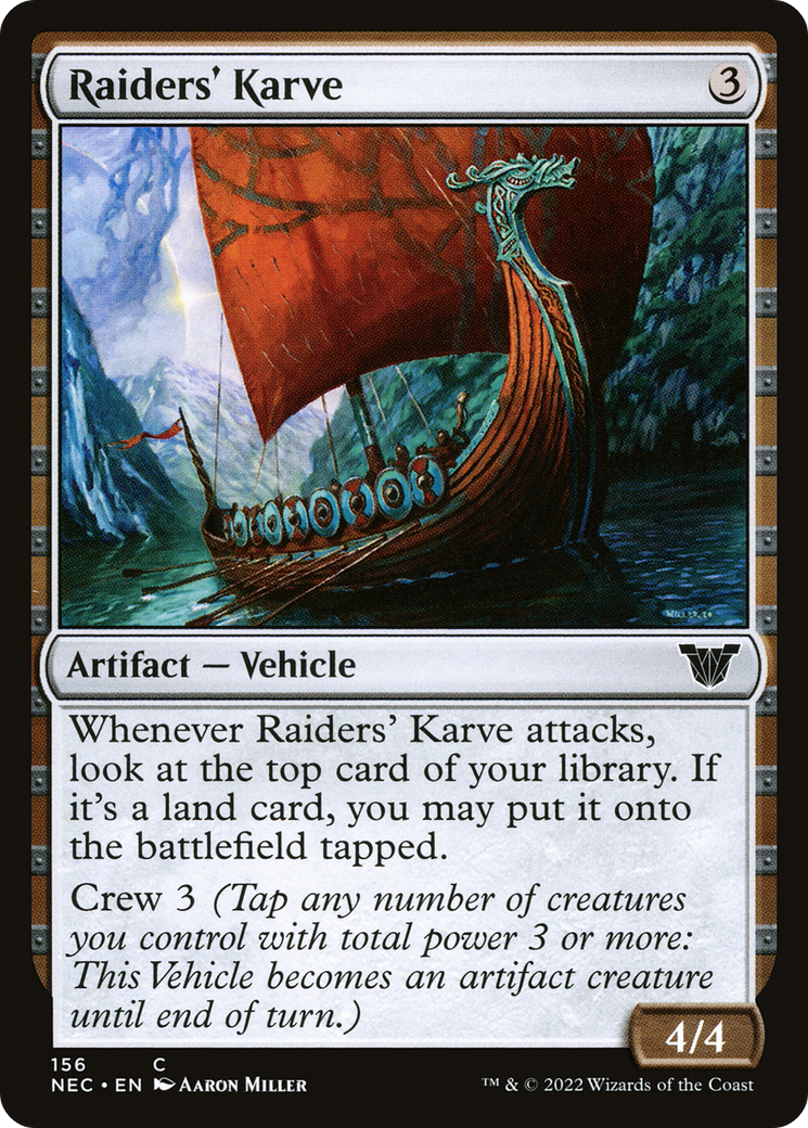 Raiders' Karve (NEC-156) - Neon Dynasty Commander