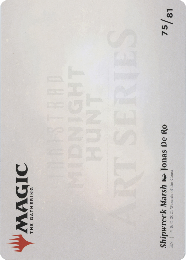 Shipwreck Marsh // Shipwreck Marsh (AMID-075) - Midnight Hunt Art Series (Borderless) Foil