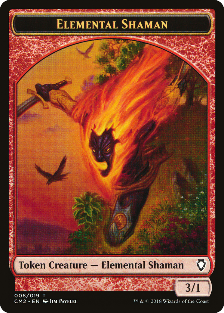 Elemental Shaman Token (CM2-008) - Commander Anthology Volume II Tokens