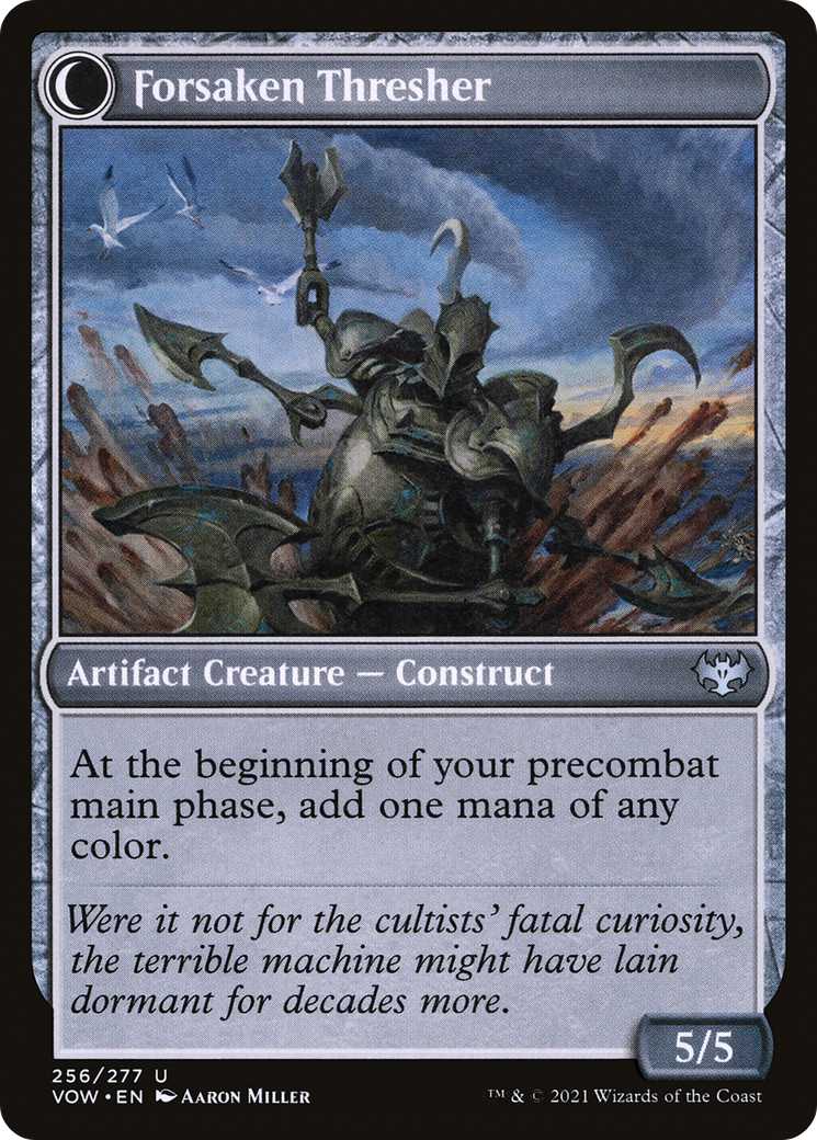 Foreboding Statue (VOW-256) - Innistrad: Crimson Vow: (Double Faced Transform)