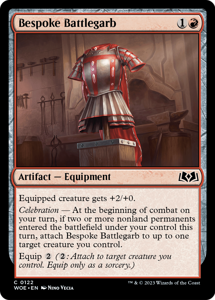 Bespoke Battlegarb (WOE-122) - Wilds of Eldraine Foil