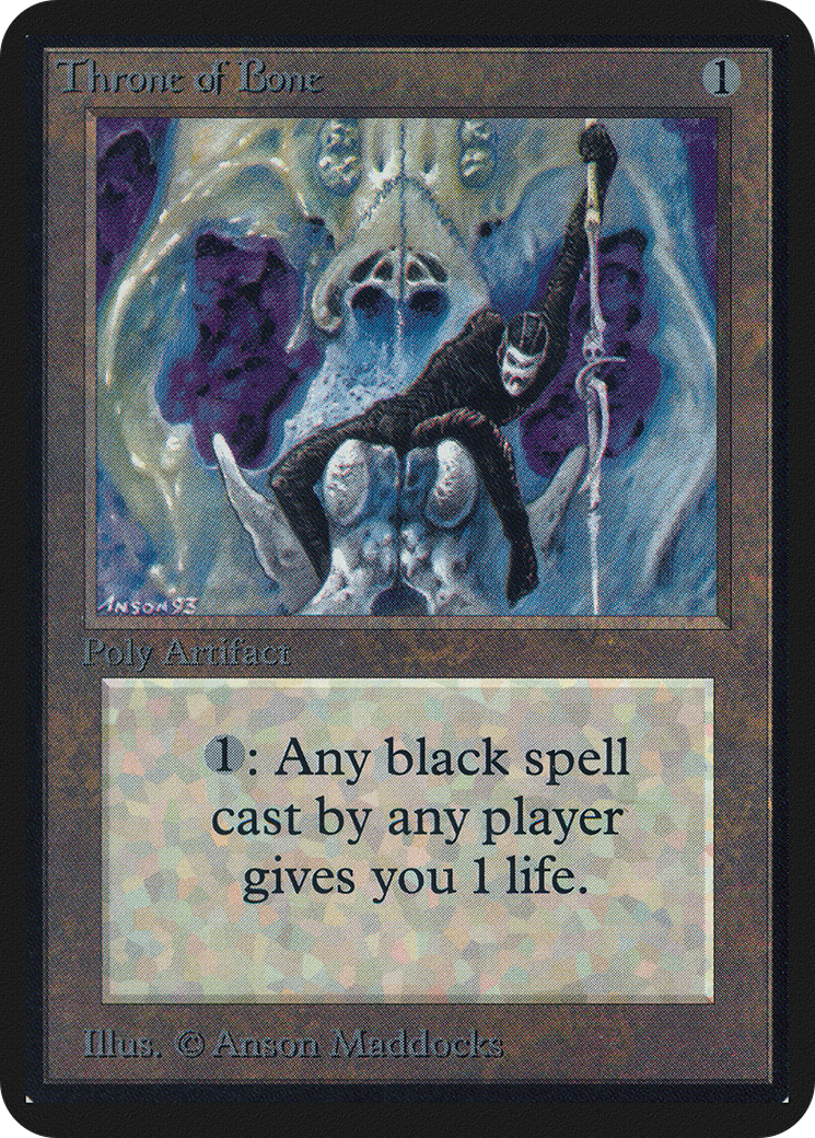 Throne of Bone (LEA-) - Limited Edition Alpha