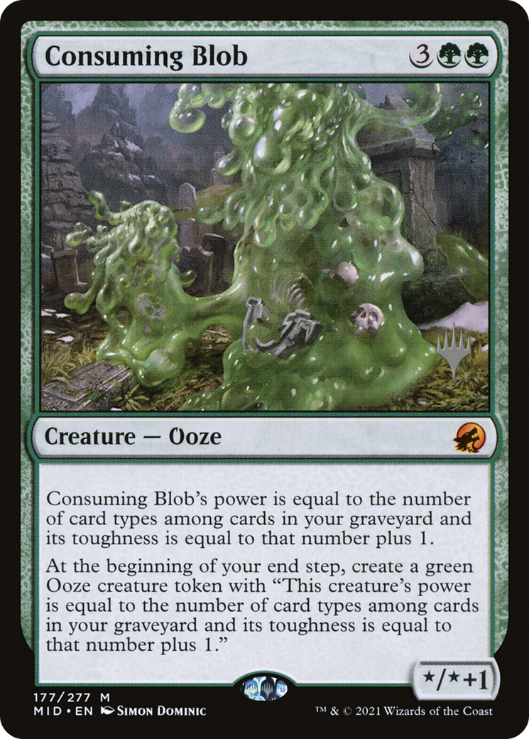 Consuming Blob (PPMID-177) - Innistrad: Midnight Hunt Promos Foil