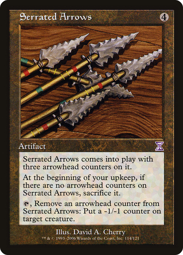 Serrated Arrows (TSB-114) - Time Spiral Timeshifted Foil