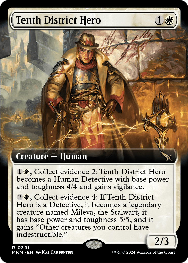Tenth District Hero (Extended Art) (MKM-391) - Murders at Karlov Manor: (Extended Art)