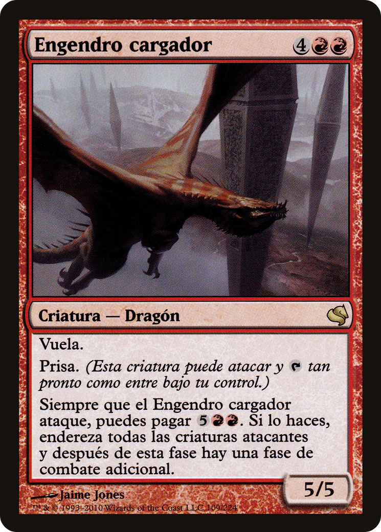 Hellkite Charger (Spanish) - "Engendro cargador" (PS11-109) - Salvat 2011