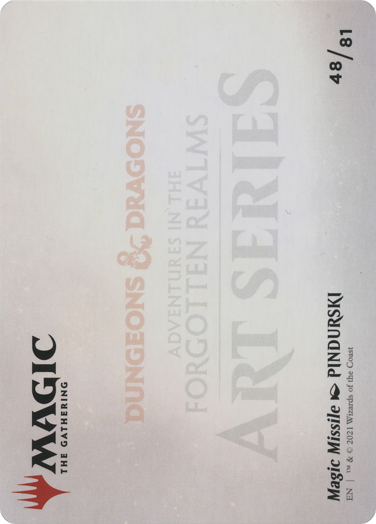 Magic Missile // Magic Missile (AAFR-048) - Adventures in the Forgotten Realms Art Series (Borderless)