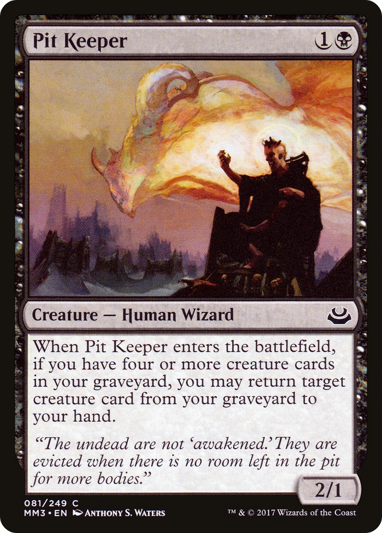 Pit Keeper (MM3-081) - Modern Masters 2017 Foil