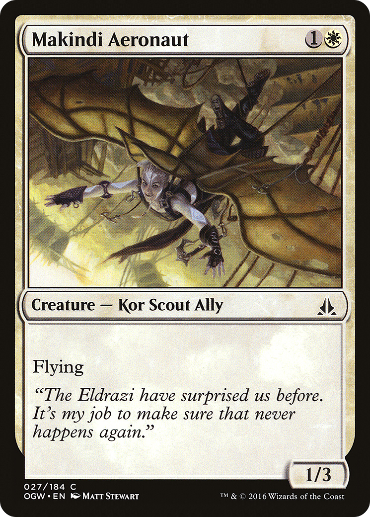 Makindi Aeronaut (OGW-027) - Oath of the Gatewatch Foil