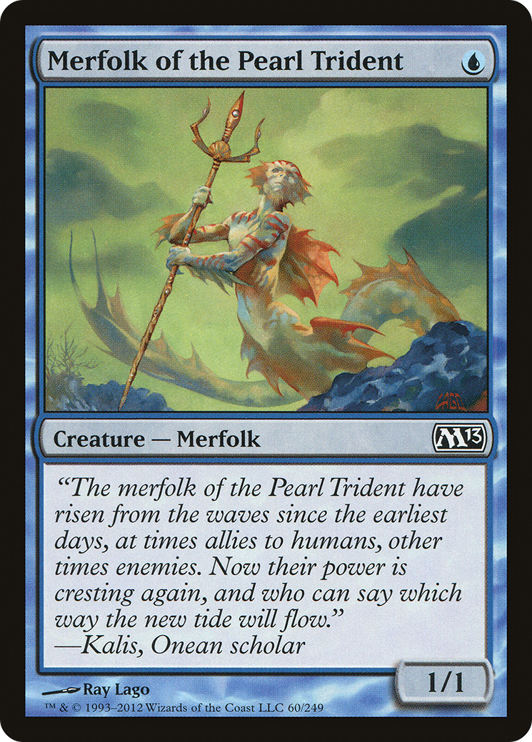 Merfolk of the Pearl Trident (M13-060) - Magic 2013 Foil