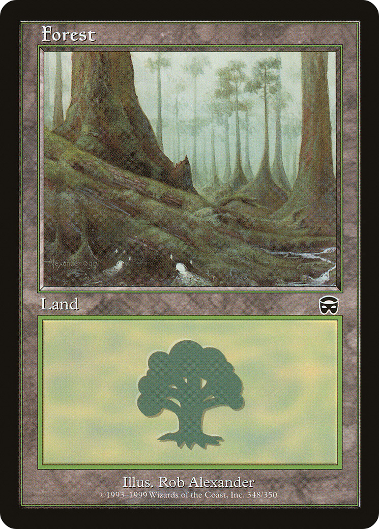 Forest (348) (MMQ-348) - Mercadian Masques Foil