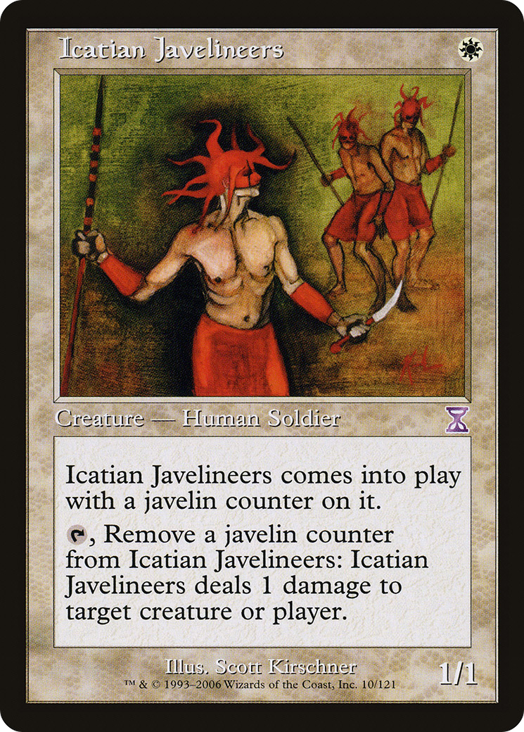 Icatian Javelineers (TSB-010) - Time Spiral Timeshifted Foil