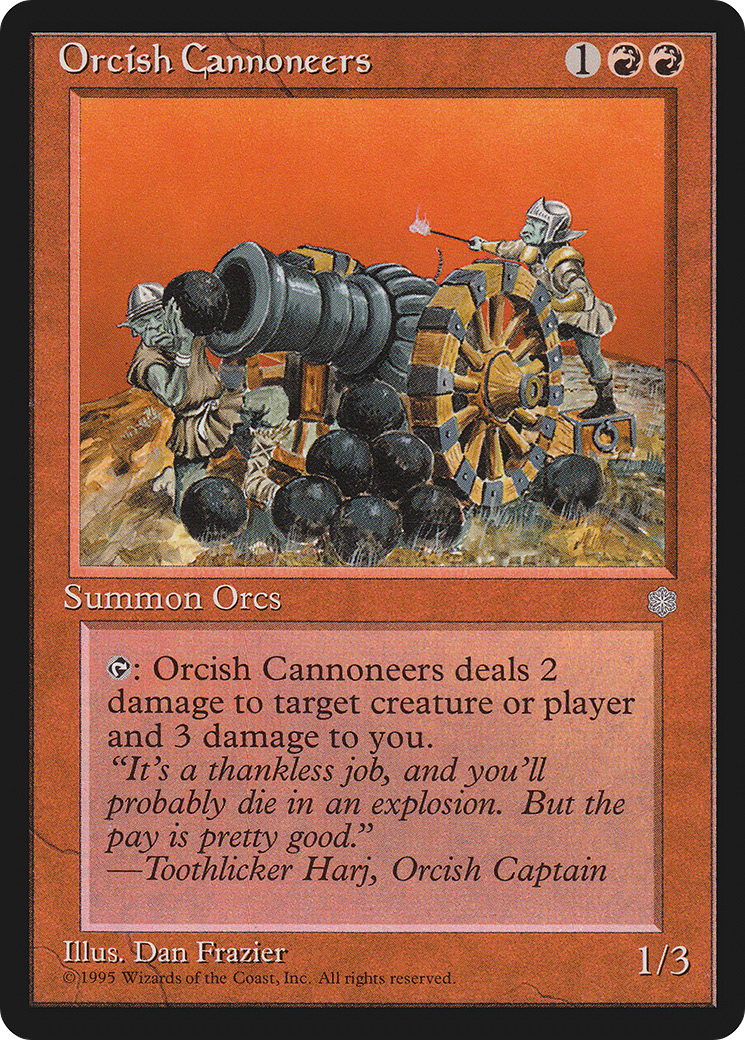 Orcish Cannoneers (ICE-) - Ice Age