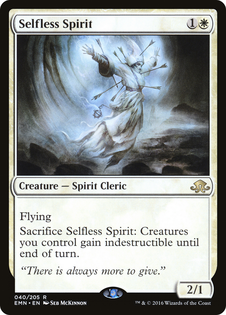 Selfless Spirit (EMN-040) - Eldritch Moon Foil