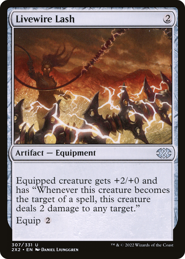 Livewire Lash (2X2-307) - Double Masters 2022 Foil