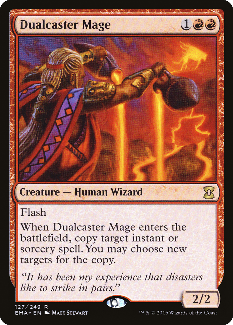 Dualcaster Mage (EMA-127) - Eternal Masters Foil