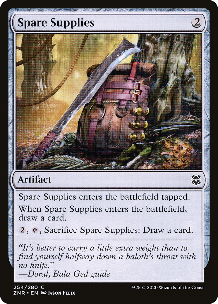 Spare Supplies (ZNR-254) - Zendikar Rising Foil
