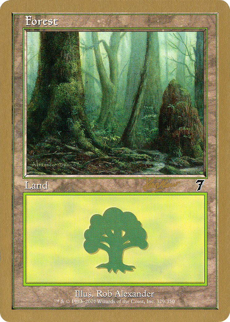 Forest (329) - 2002 Sim Han How (7ED) (WCD-SHH329) - World Championship Decks 2002