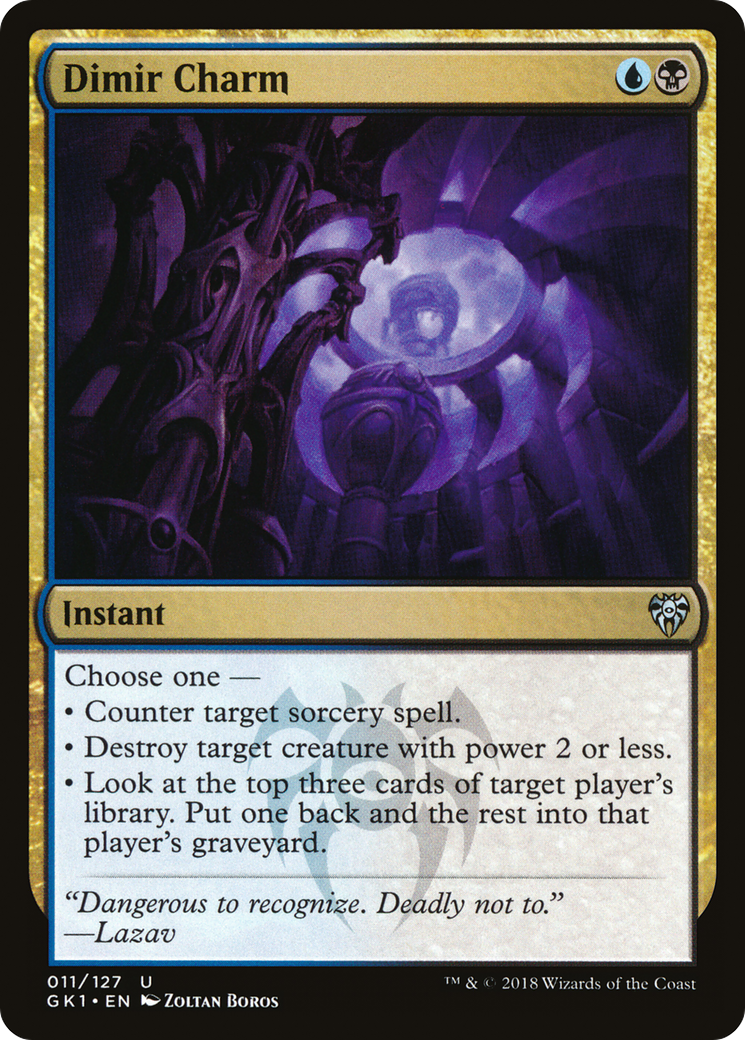 Dimir Charm (GR1-011) - GRN Guild Kit