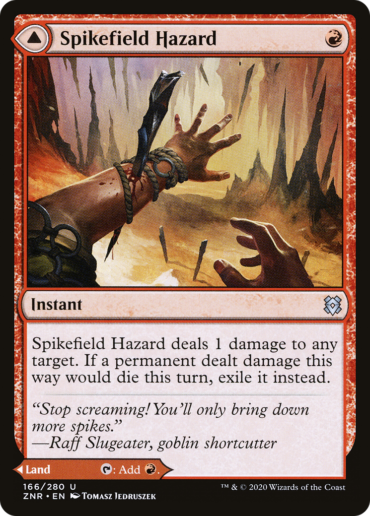 Spikefield Hazard (ZNR-166) - Zendikar Rising Foil