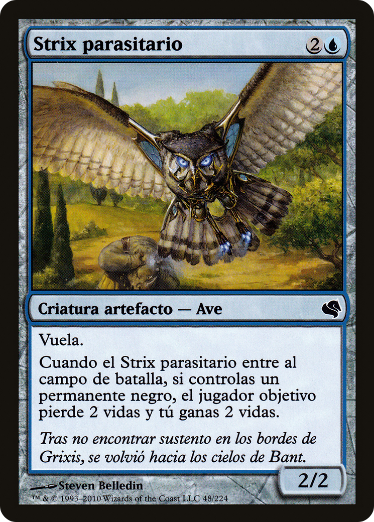 Parasitic Strix (Spanish) - "Strix parasitario" (PS11-048) - Salvat 2011