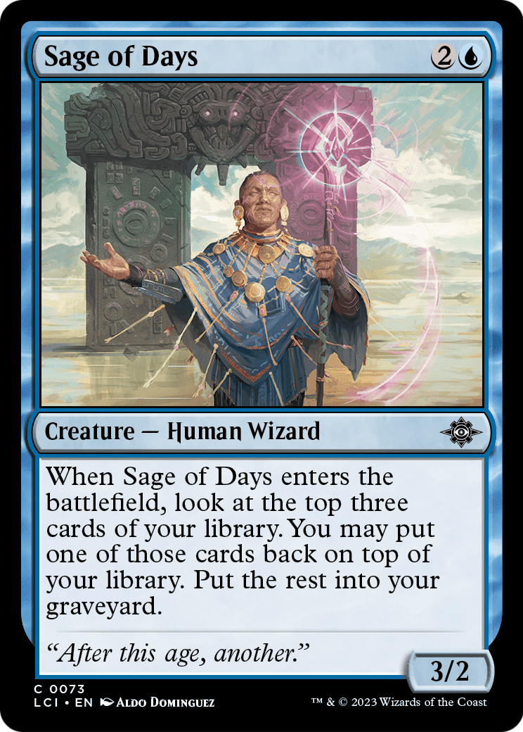 Sage of Days (LCI-073) - The Lost Caverns of Ixalan