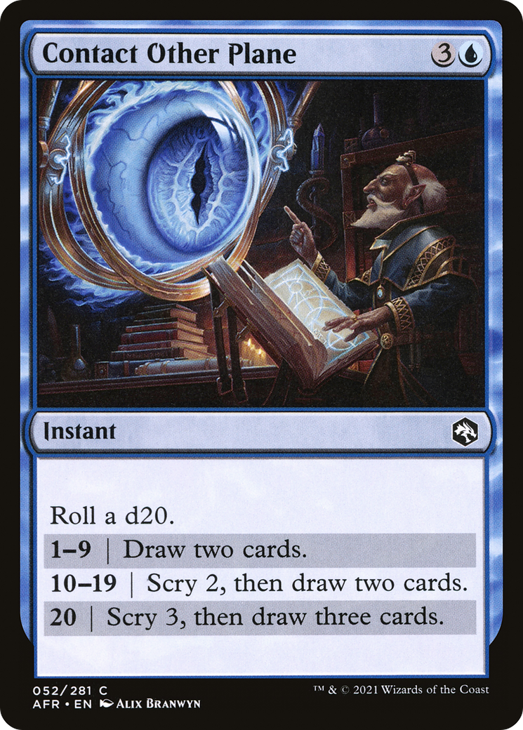 Contact Other Plane (AFR-052) - Adventures in the Forgotten Realms Foil