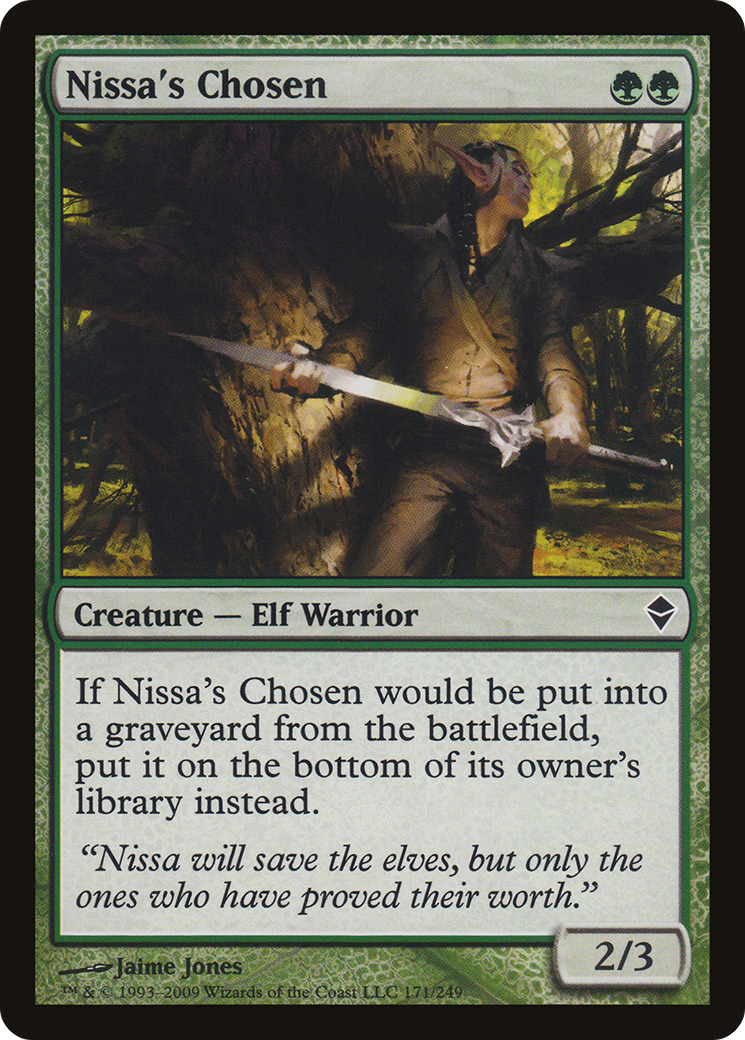 Nissa's Chosen (ZEN-171) - Zendikar Foil