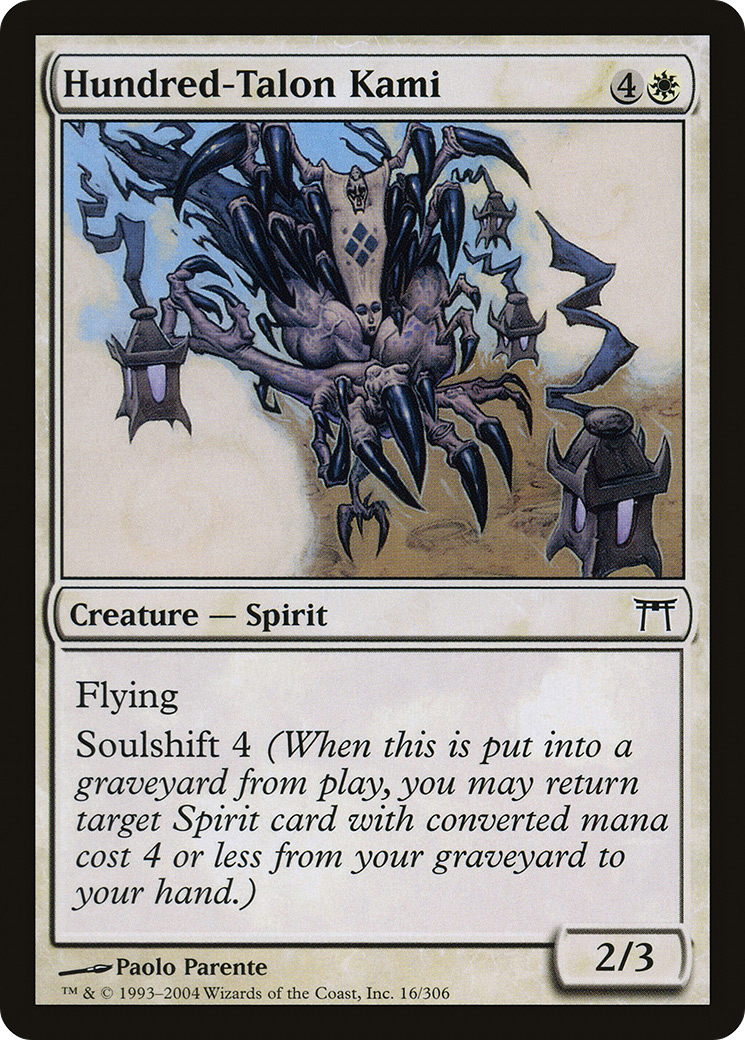 Hundred-Talon Kami (CHK-016) - Champions of Kamigawa Foil