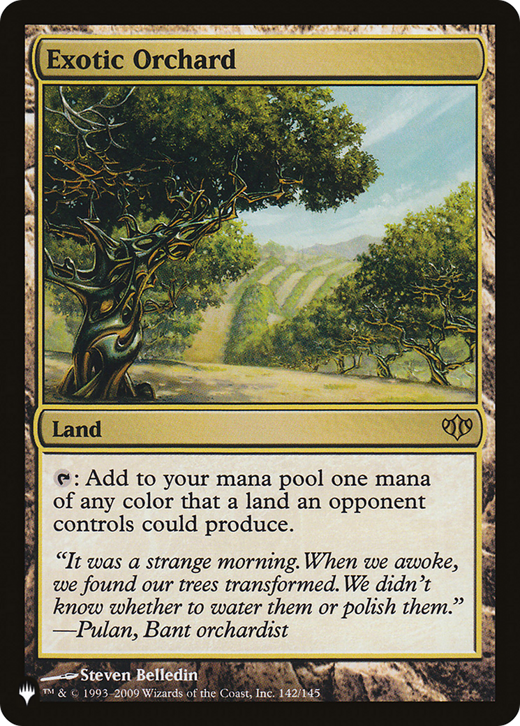 Exotic Orchard (CON) (LIST-CON-142) - The List