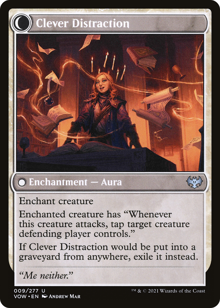 Distracting Geist (VOW-009) - Innistrad: Crimson Vow: (Double Faced Transform)