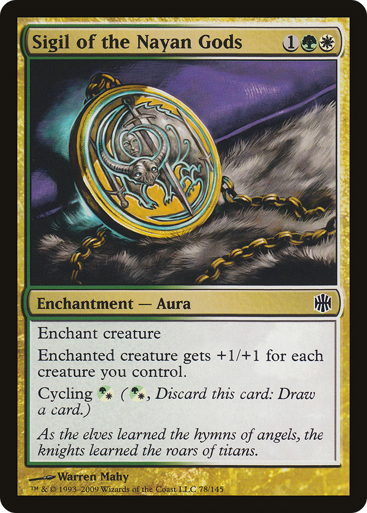 Sigil of the Nayan Gods (ARB-078) - Alara Reborn Foil