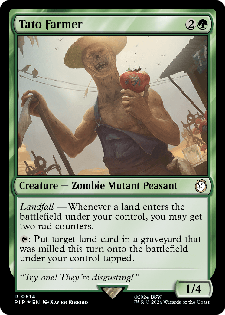 Tato Farmer (Surge Foil) (PIP-614) - Fallout Foil