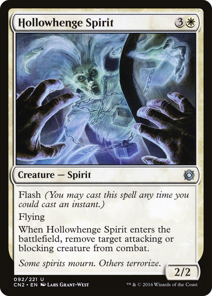 Hollowhenge Spirit (CN2-092) - Conspiracy: Take the Crown Foil