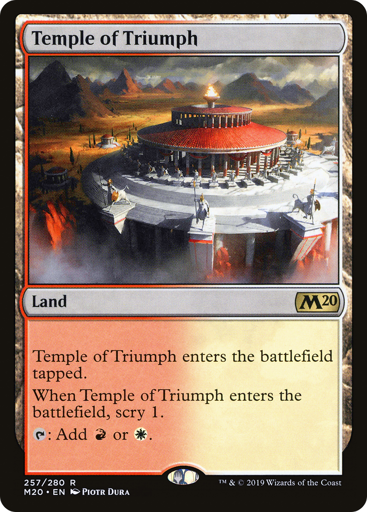 Temple of Triumph (M20-257) - Core Set 2020 Foil