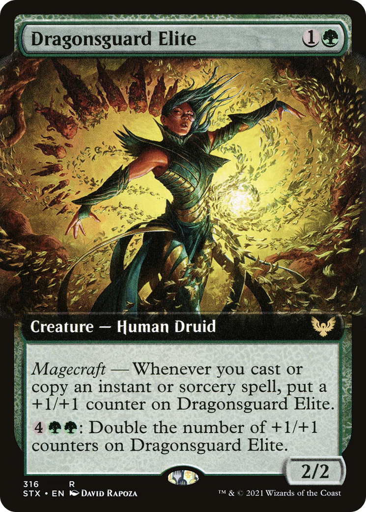 Dragonsguard Elite (Extended Art) (STX-316) - Strixhaven: School of Mages: (Extended Art)