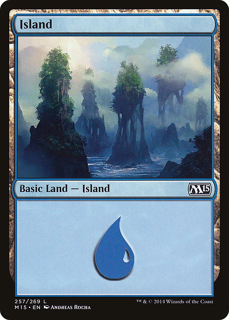 Island (257) (M15-257) - Magic 2015 Foil
