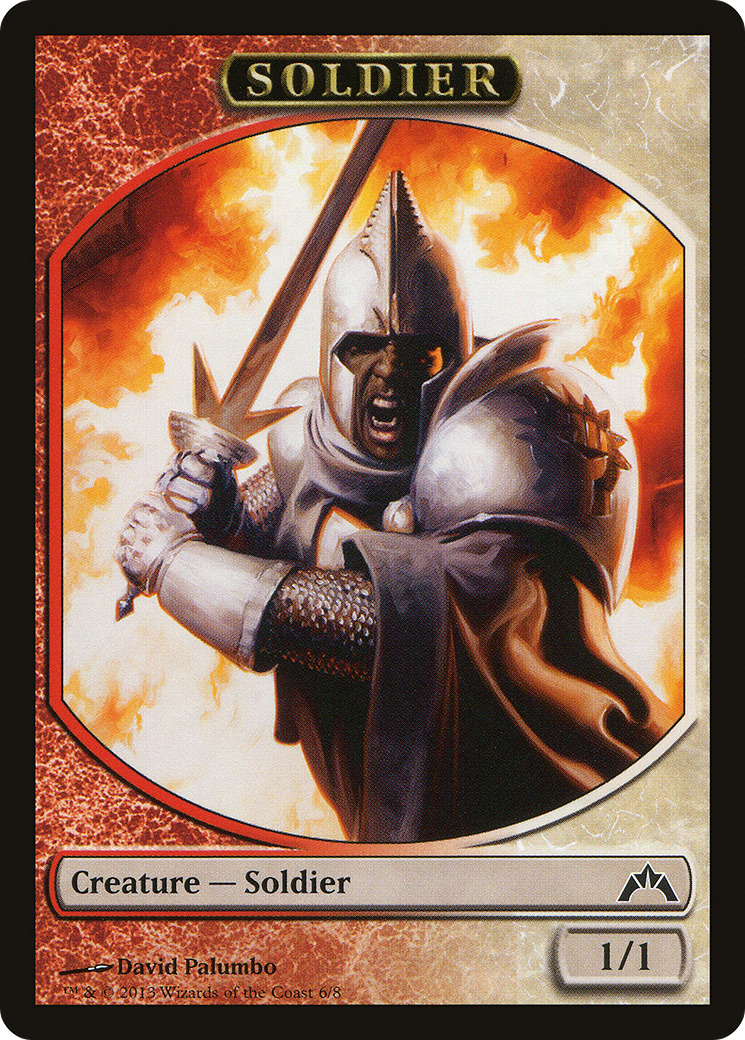 Soldier Token (GTC-006) - Gatecrash Tokens