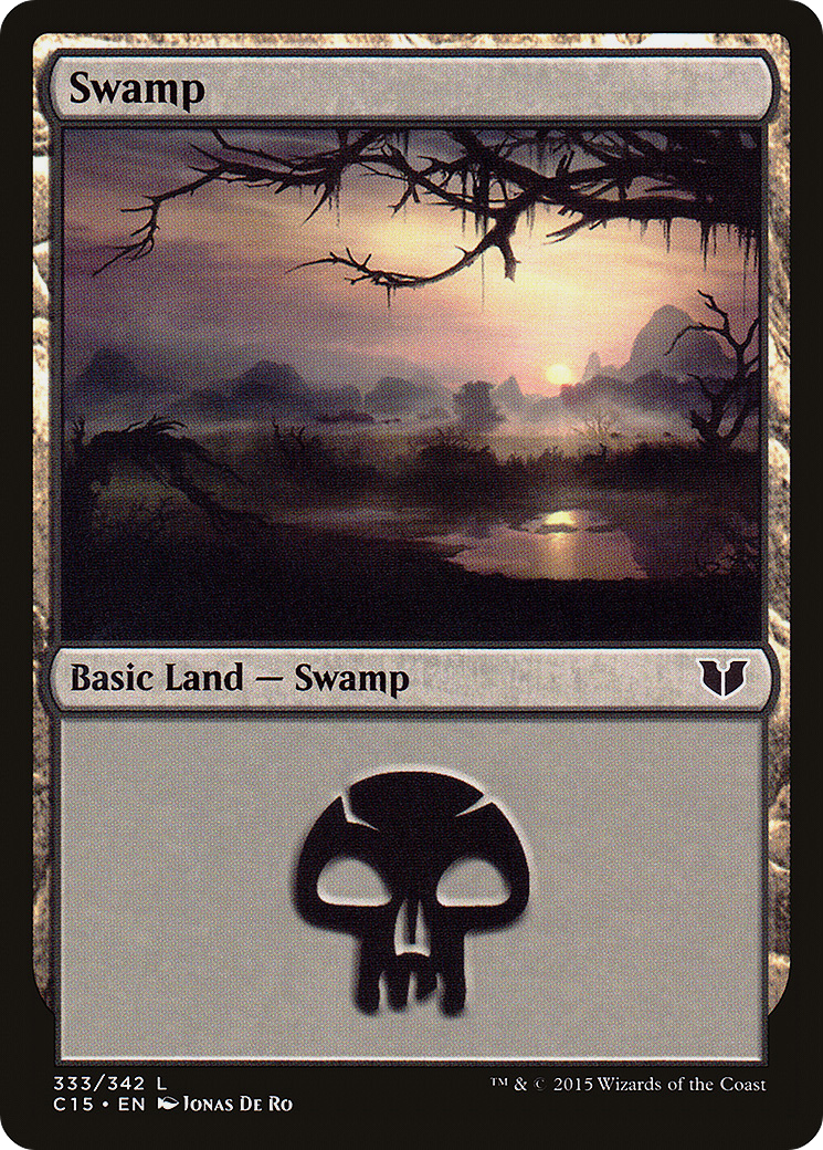 Swamp (333) (C15-333) - Commander 2015