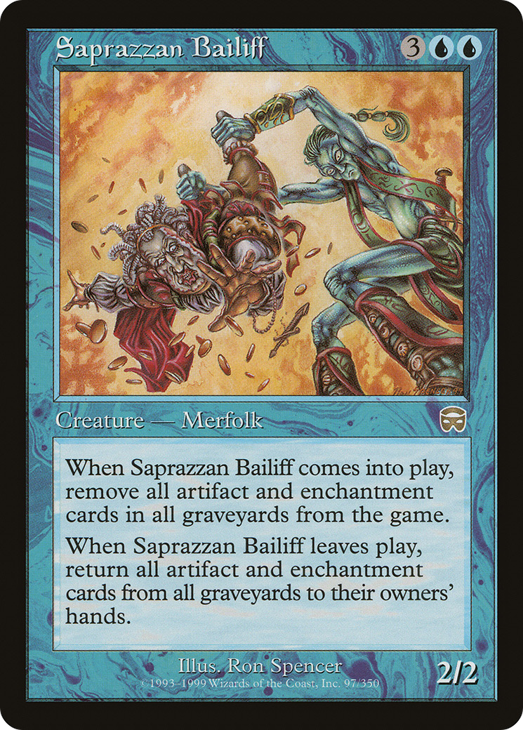 Saprazzan Bailiff (MMQ-097) - Mercadian Masques Foil