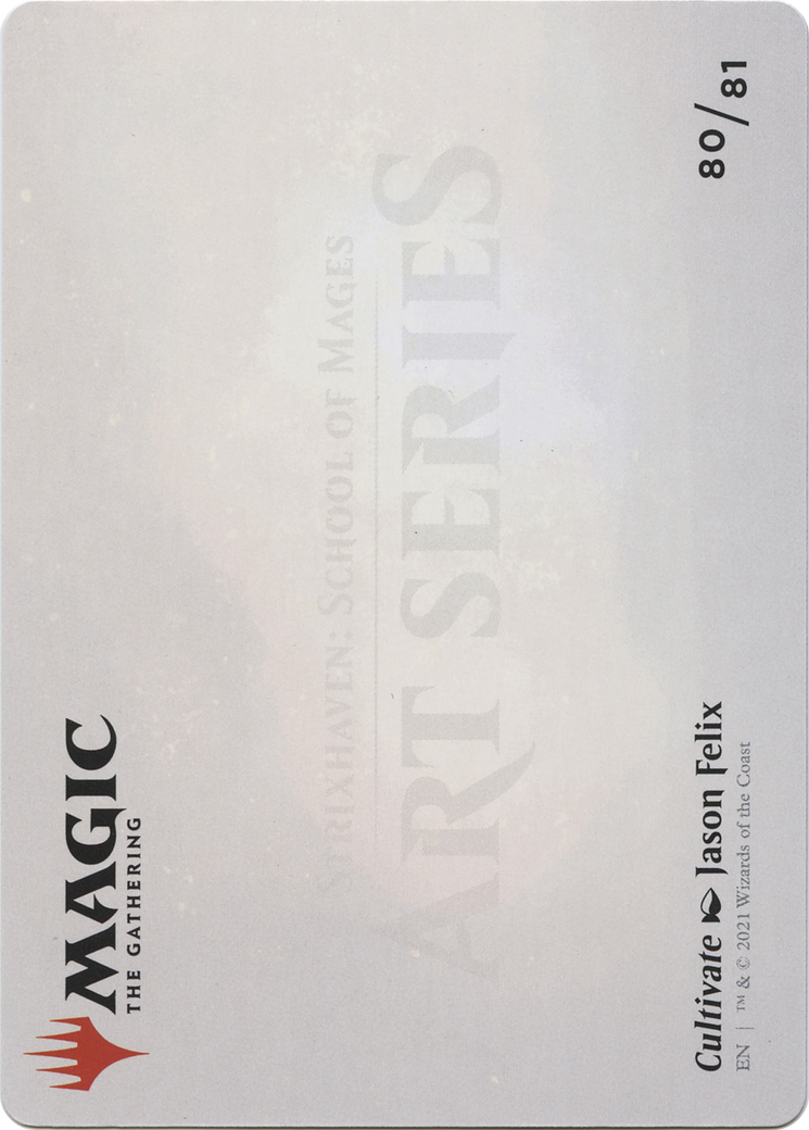 Cultivate // Cultivate (ASTX-080) - Strixhaven Art Series (Borderless)