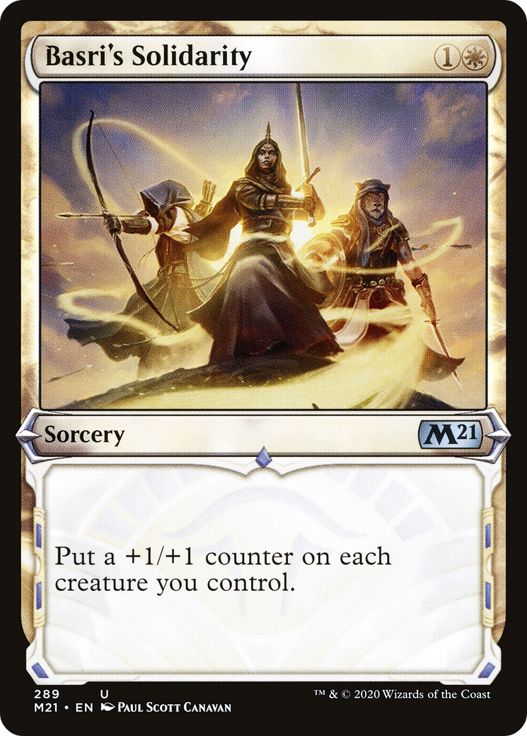 Basri's Solidarity (Showcase) (M21-289) - Core Set 2021: (Showcase)
