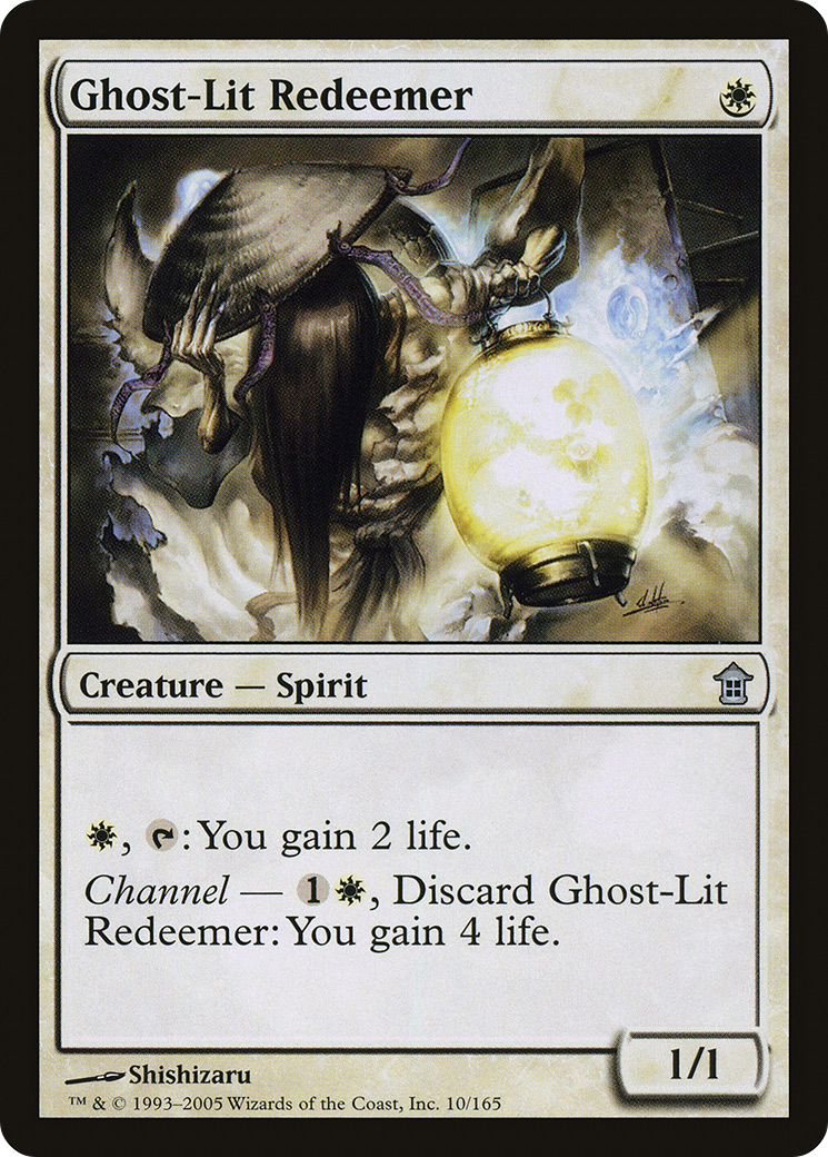 Ghost-Lit Redeemer (SOK-010) - Saviors of Kamigawa