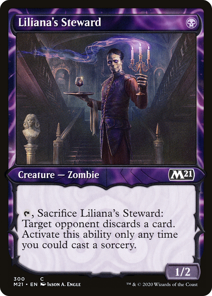 Liliana's Steward (Showcase) (M21-300) - Core Set 2021: (Showcase) Foil