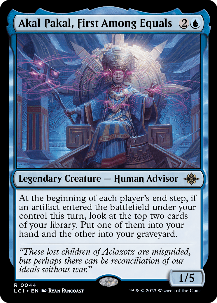 Akal Pakal, First Among Equals (LCI-044) - The Lost Caverns of Ixalan Foil