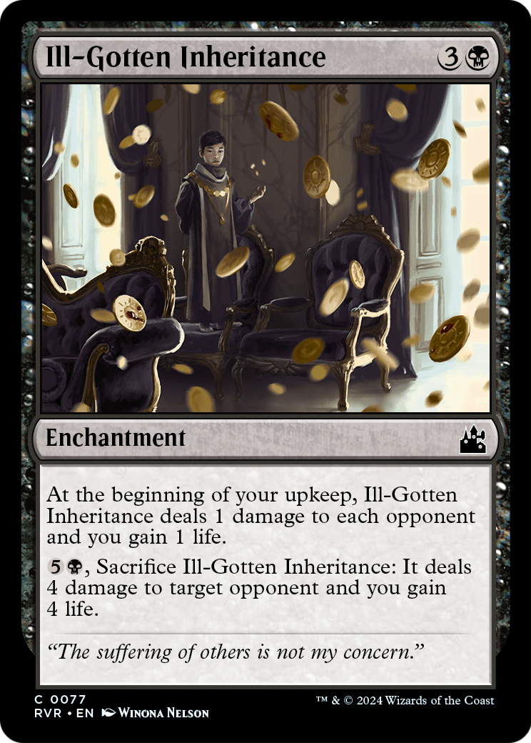 Ill-Gotten Inheritance (RVR-077) - Ravnica Remastered