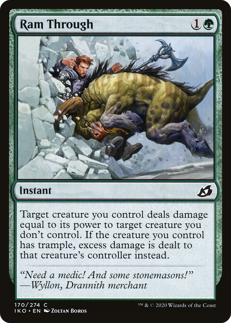 Ram Through (IKO-170) - Ikoria: Lair of Behemoths Foil