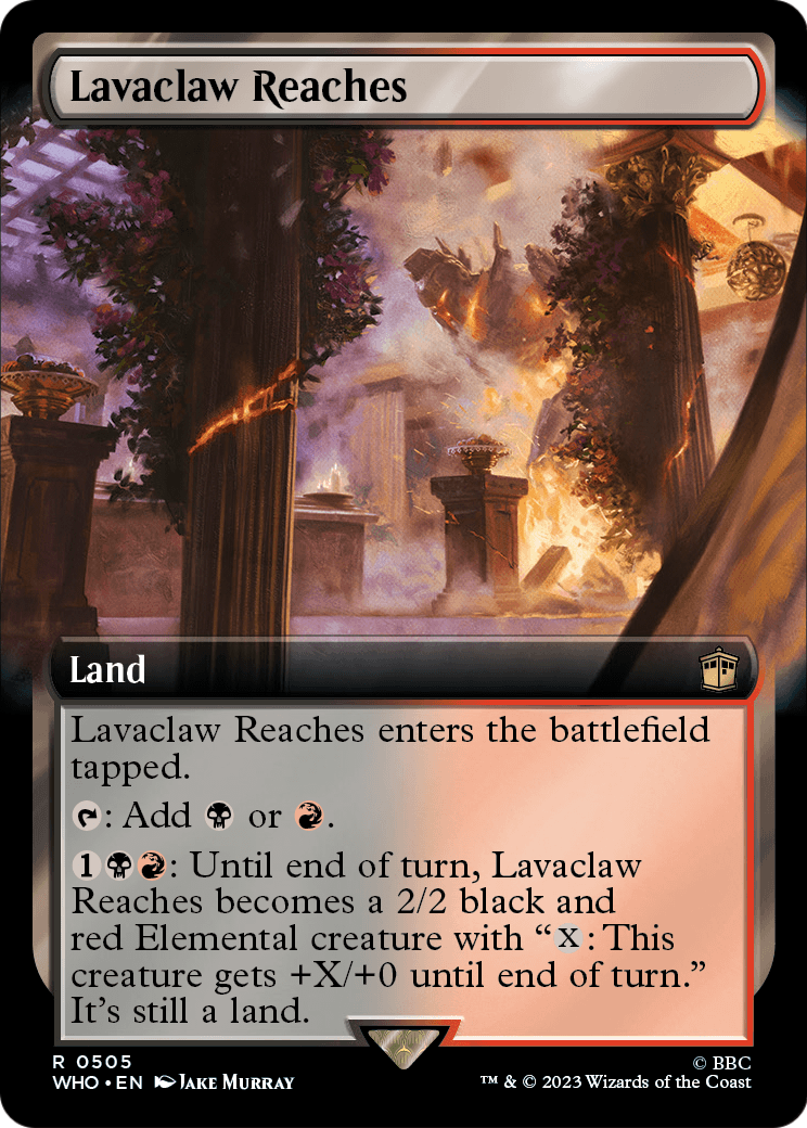 Lavaclaw Reaches (Extended Art) (WHO-505) - Doctor Who: (Extended Art) Foil