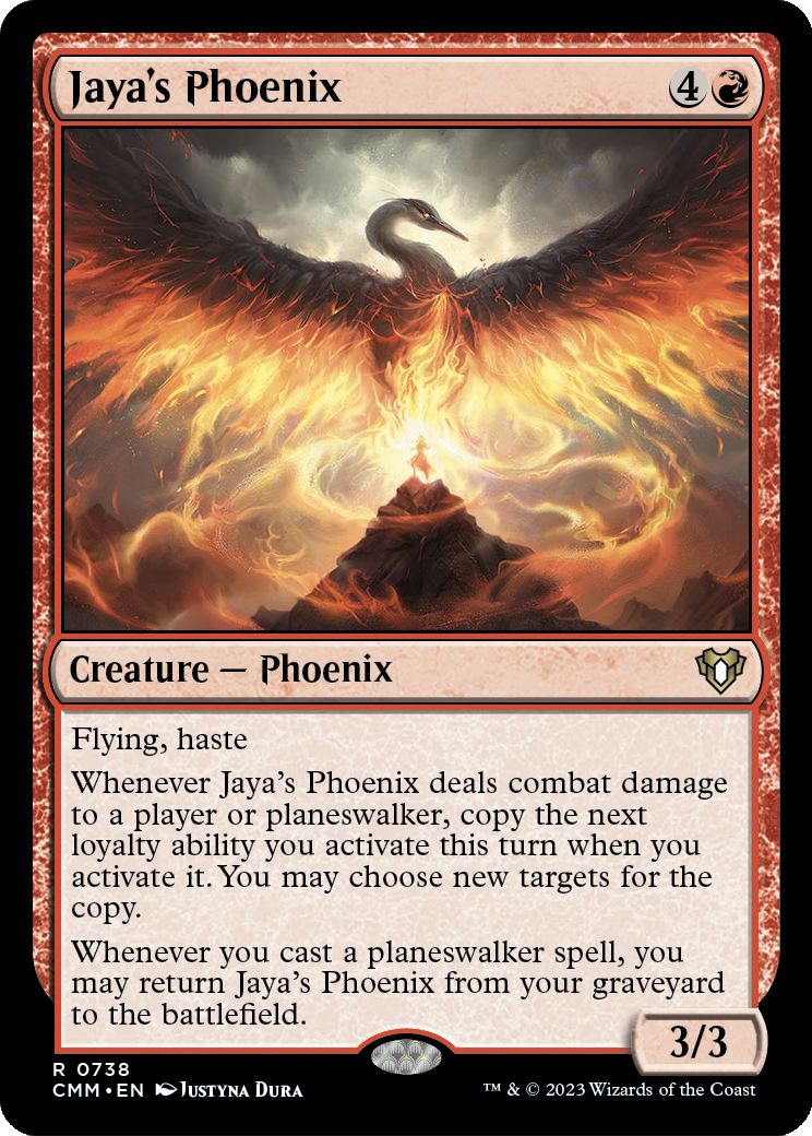 Jaya's Phoenix (CMM-738) - Commander Masters